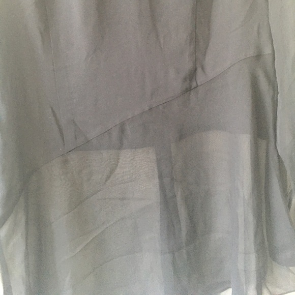 Floral Appliqué Silk Blouse - Picture 7 of 9